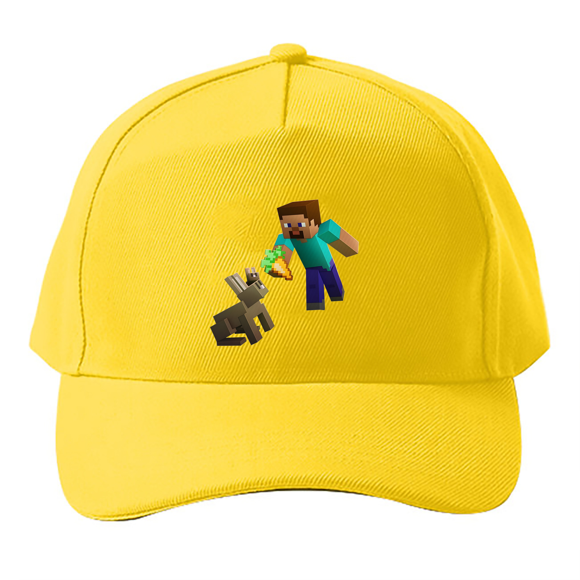 （画像用） マインクラフト ブロックの世界 Minecraft MC Block world ベースボールキャップ 綿100％ 男女兼用 帽子 スポーツ